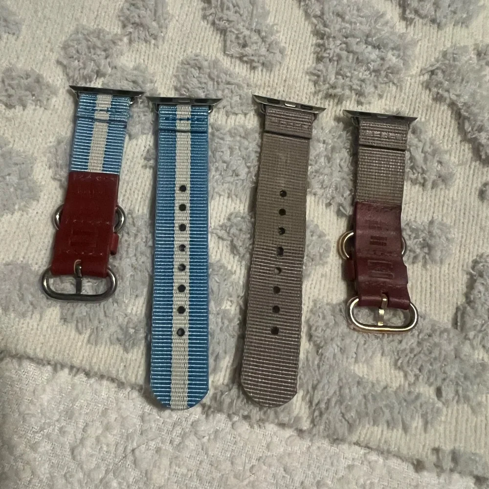TOMS Blue Striped and Gray Watch Bands